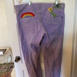 Italian hand embroidered swing jeans ✨✨